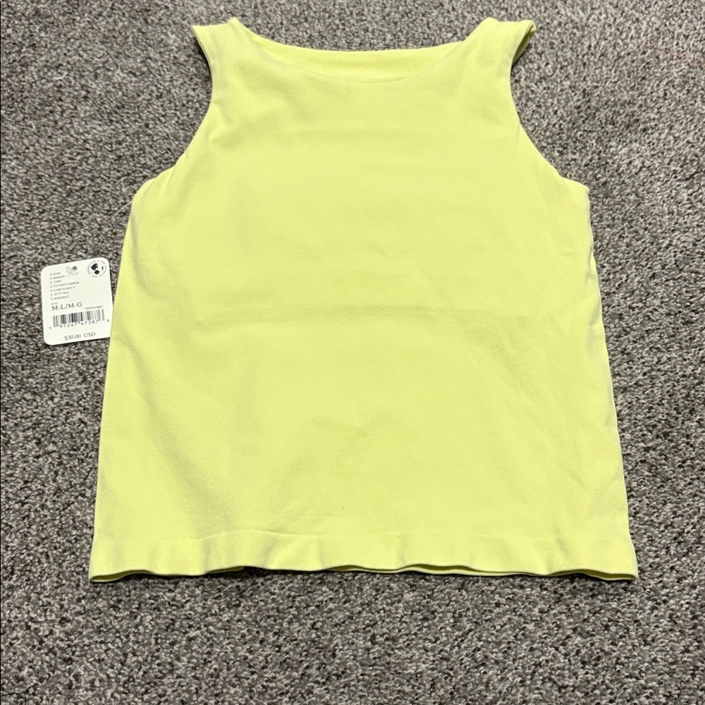 Free people yellow clean lines cami